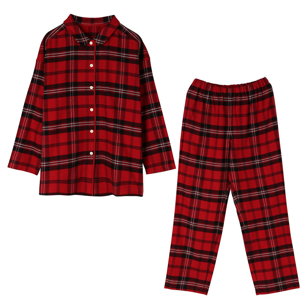 23ネルタータンチェック[長袖パジャマ] | KID BLUE OFFICIAL ONLINE STORE