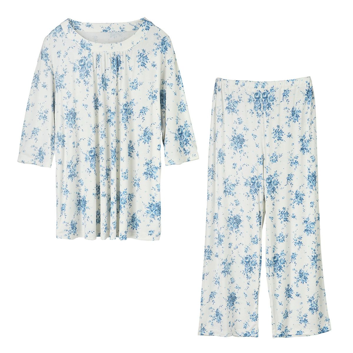 24シルクブラッサムPt[7分袖パジャマ] | KID BLUE OFFICIAL ONLINE STORE