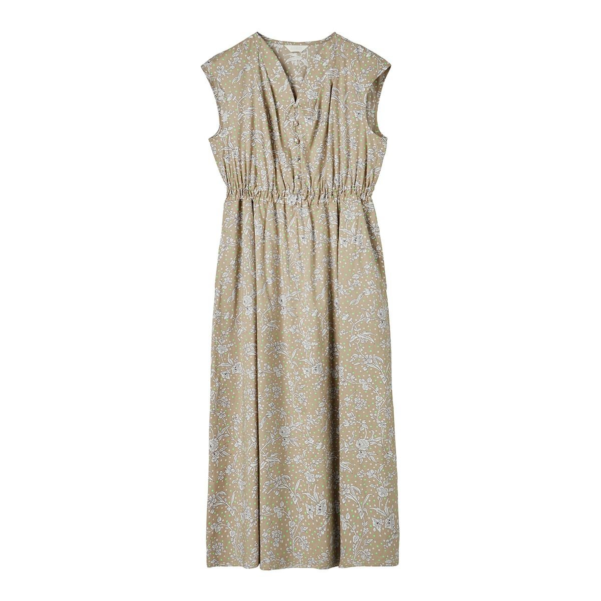 24LIBERTYプリント[フレンチスリーブワンピース] | KID BLUE OFFICIAL