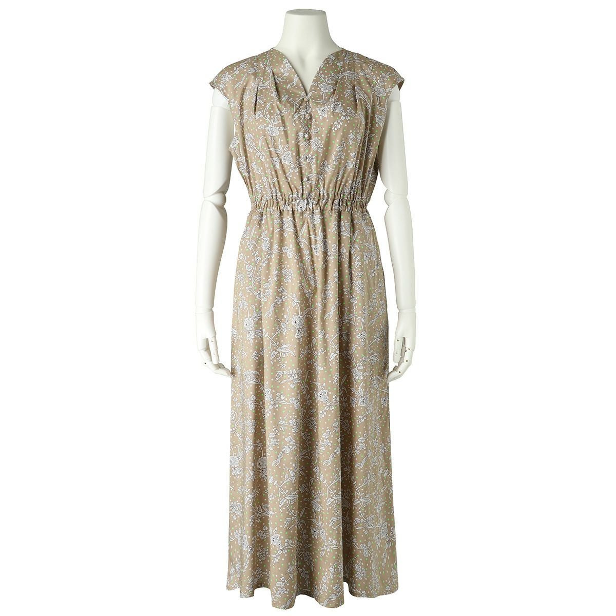 24LIBERTYプリント[フレンチスリーブワンピース] | KID BLUE OFFICIAL