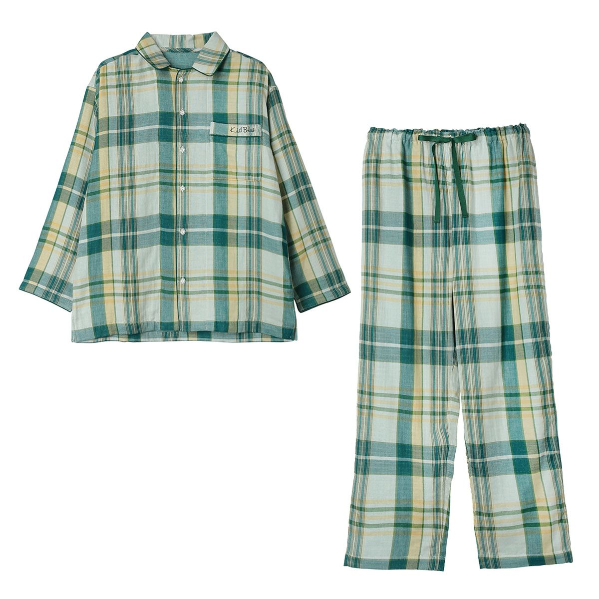 24Wガーゼギンガム[長袖パジャマ] | KID BLUE OFFICIAL ONLINE STORE