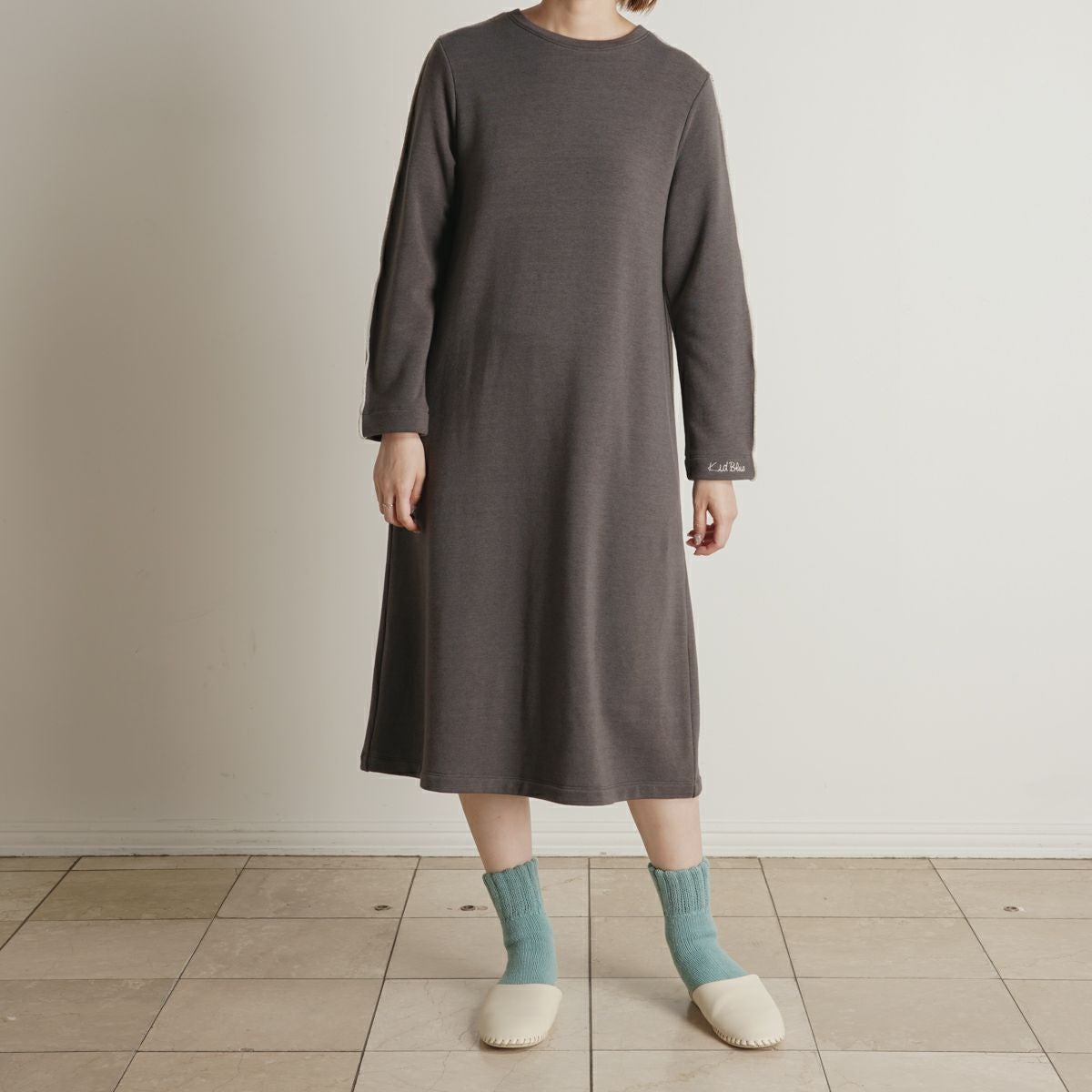 24裏毛ココウール[9分袖ワンピース] | KID BLUE OFFICIAL ONLINE STORE