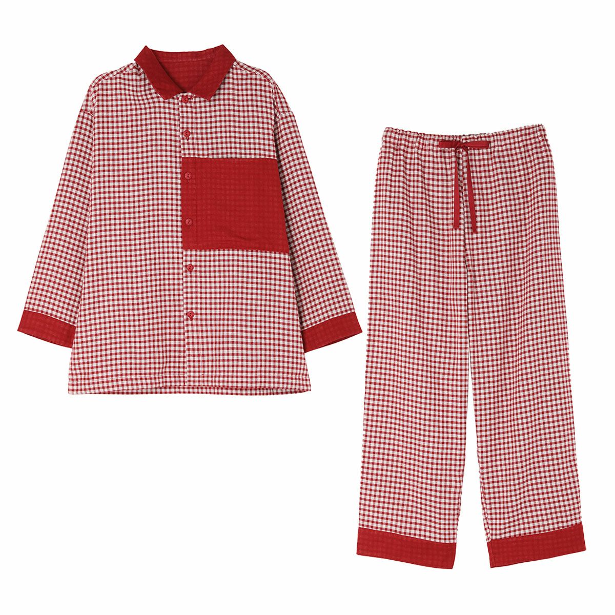 24トリプルガーゼチェック[長袖パジャマ] | KID BLUE OFFICIAL ONLINE