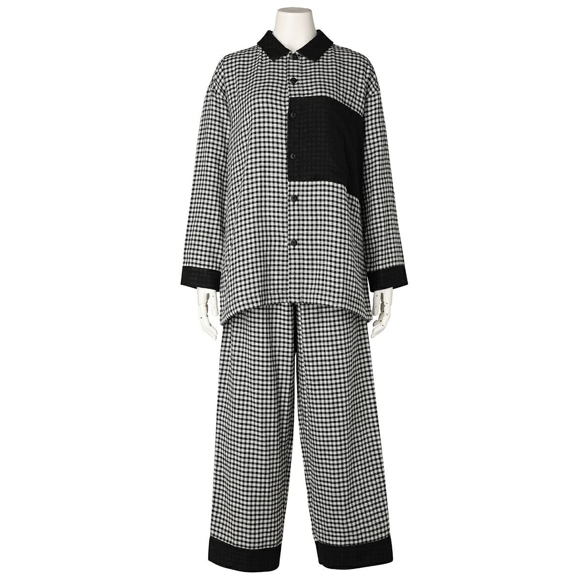 24Wガーゼギンガム[長袖パジャマ] | KID BLUE OFFICIAL ONLINE STORE