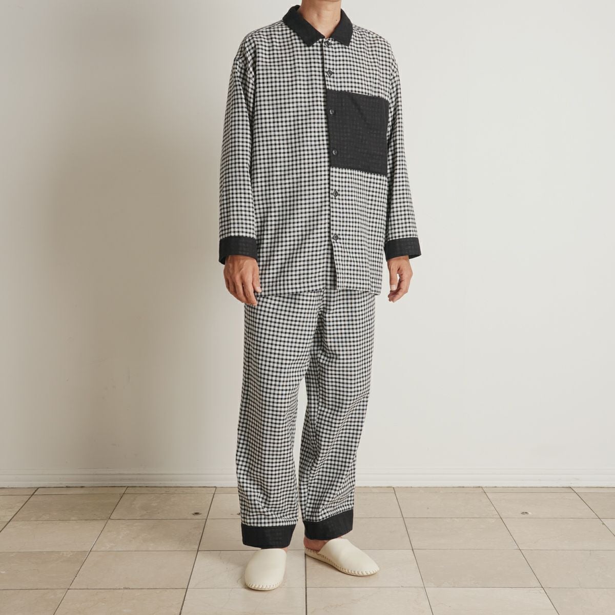 24Wガーゼギンガム[長袖パジャマ] | KID BLUE OFFICIAL ONLINE STORE