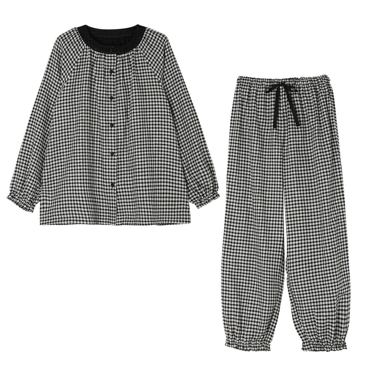 24Wガーゼギンガム[長袖パジャマ] | KID BLUE OFFICIAL ONLINE STORE
