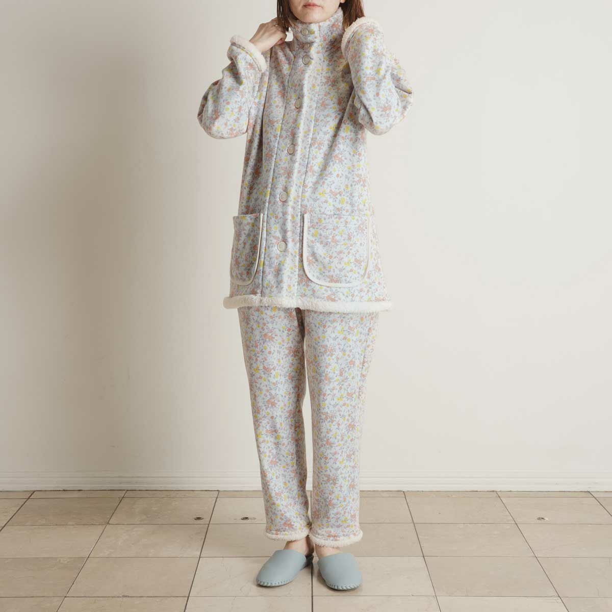 裏シャギーガーニッシュフラワー[長袖トップス] | KID BLUE OFFICIAL