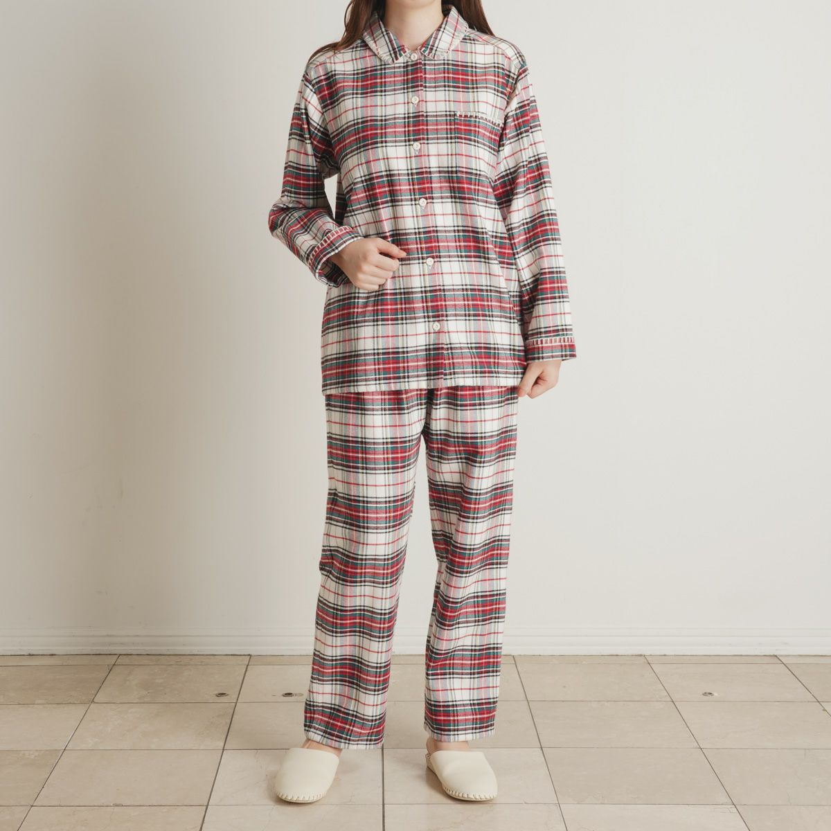 24ネルタータンチェック[長袖パジャマ] | KID BLUE OFFICIAL ONLINE STORE