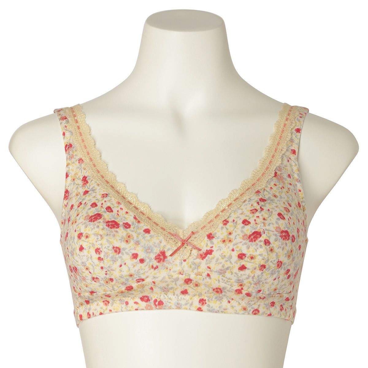 24ガーニッシュフラワー[ソフトブラジャー(ノンワイヤー)] | KID BLUE