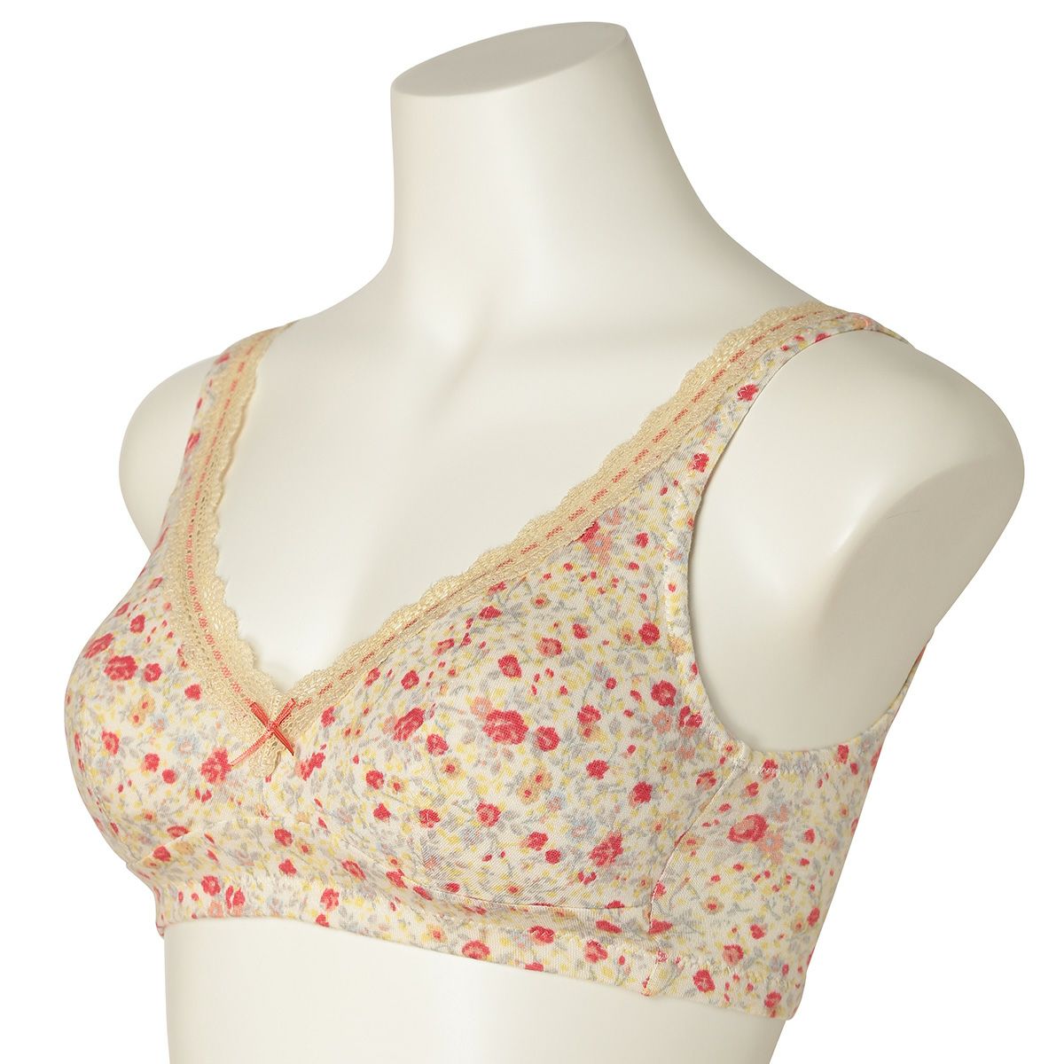 24ガーニッシュフラワー[ソフトブラジャー(ノンワイヤー)] | KID BLUE