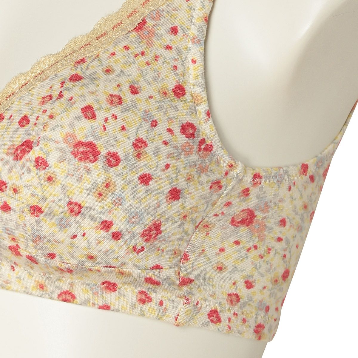 24ガーニッシュフラワー[ソフトブラジャー(ノンワイヤー)] | KID BLUE