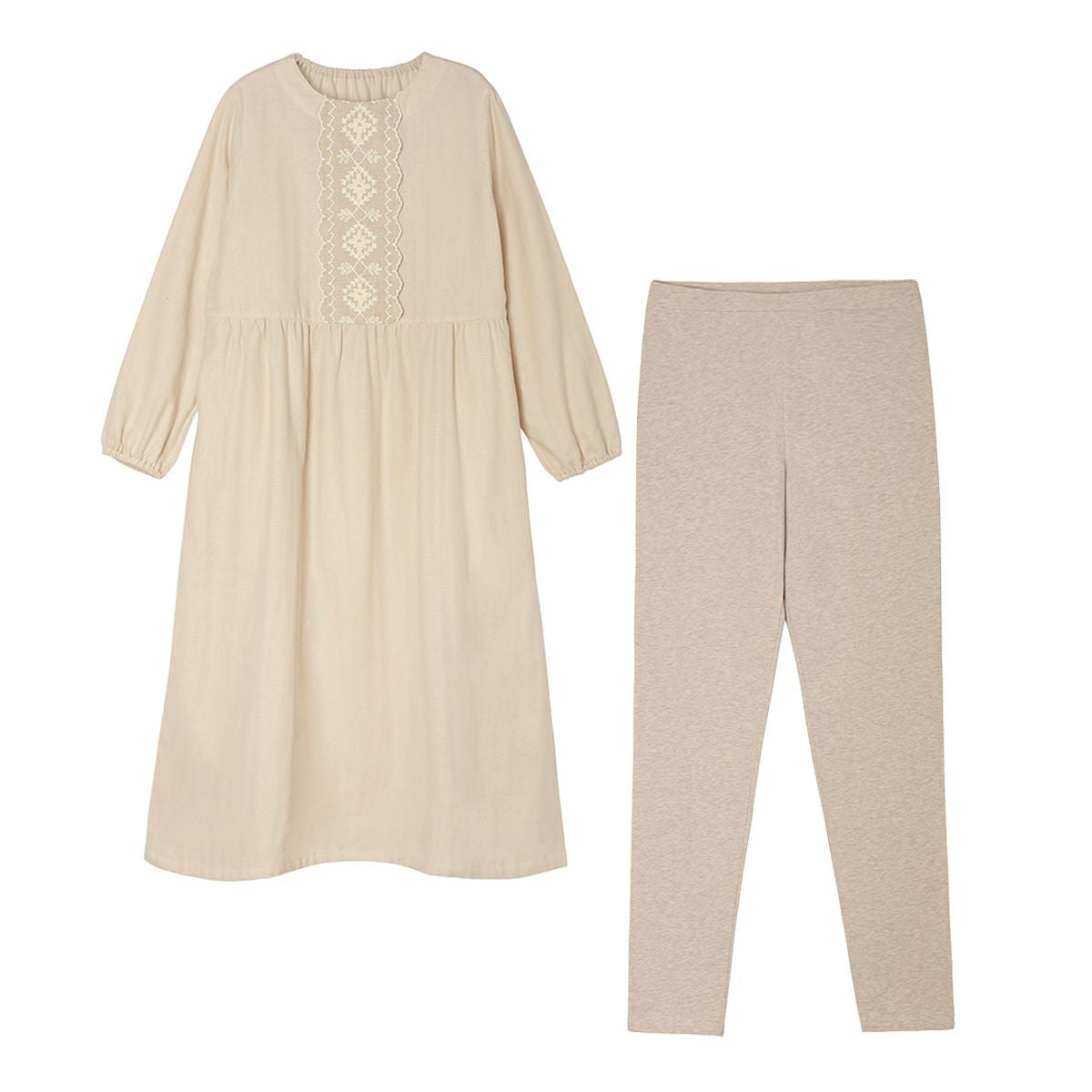 コードエンブWガーゼ[長袖ナイティ] | KID BLUE OFFICIAL ONLINE STORE