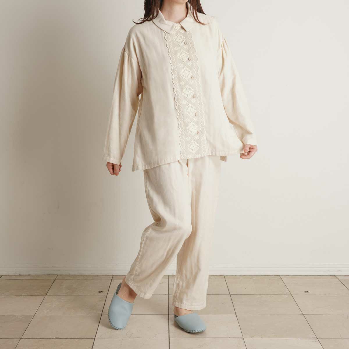 コードエンブWガーゼ[長袖パジャマ] | KID BLUE OFFICIAL ONLINE STORE