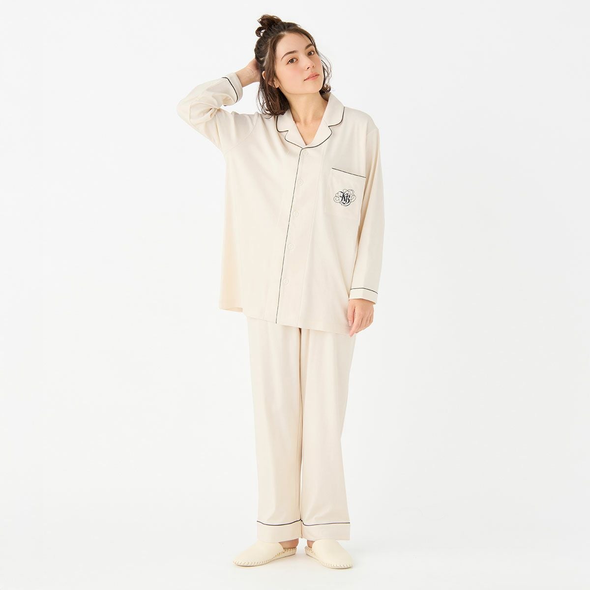値下げ⭐新品未使用⭐現行品 KIDBLUE コットンパジャマ 25グレイスフルコットン[長袖パジャマ] | KID BLUE OFFICIAL ONLINE STORE
