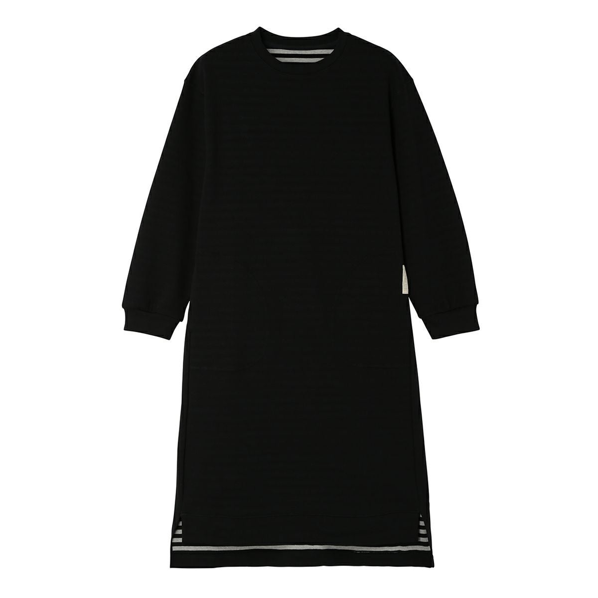 ぎど　ワンピース　Lサイズ　黒の長袖ワンピース（紐でしばる物） 25ダンボールニット[長袖ワンピース] | KID BLUE OFFICIAL ONLINE STORE