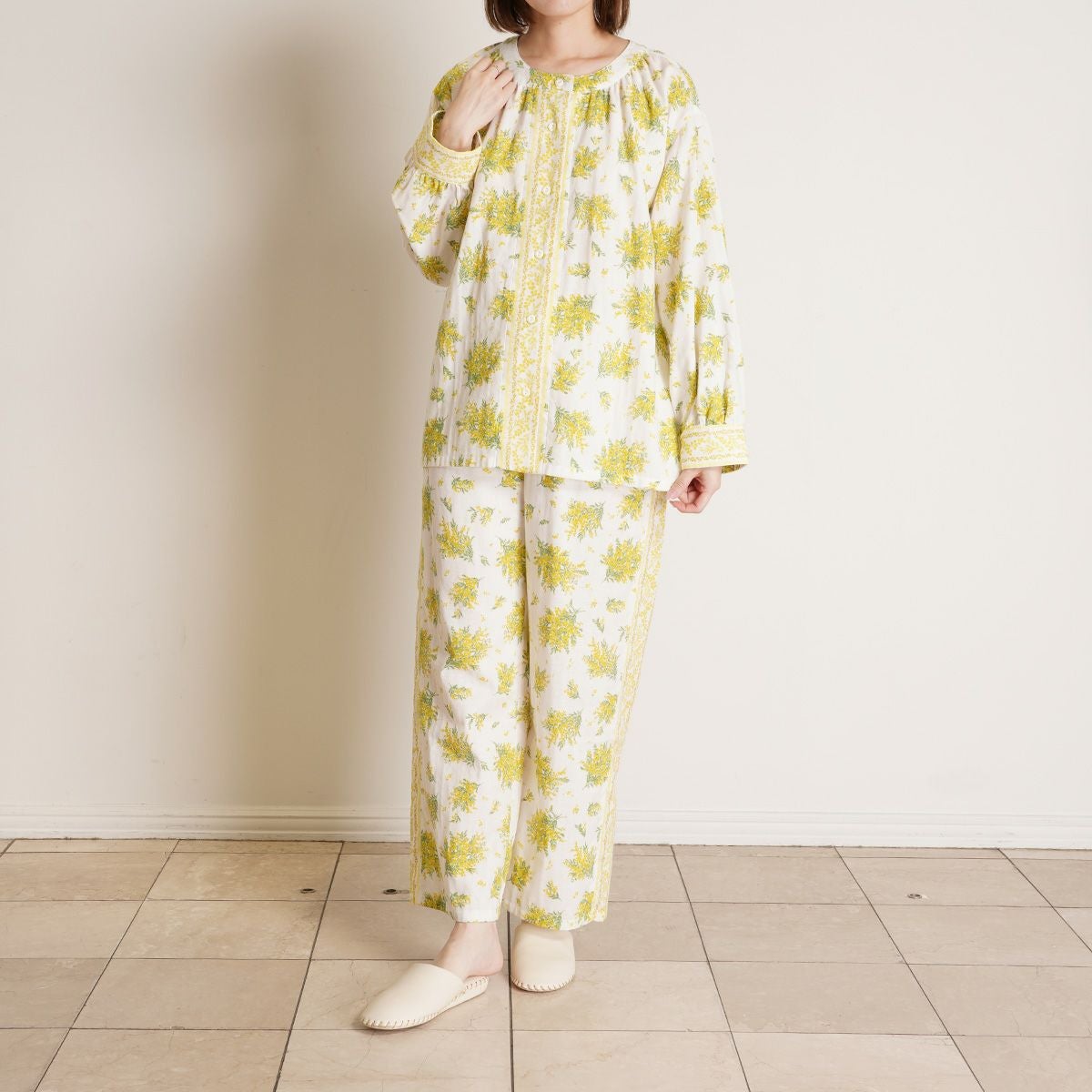 Wガーゼミモザ[長袖パジャマ] | KID BLUE OFFICIAL ONLINE STORE