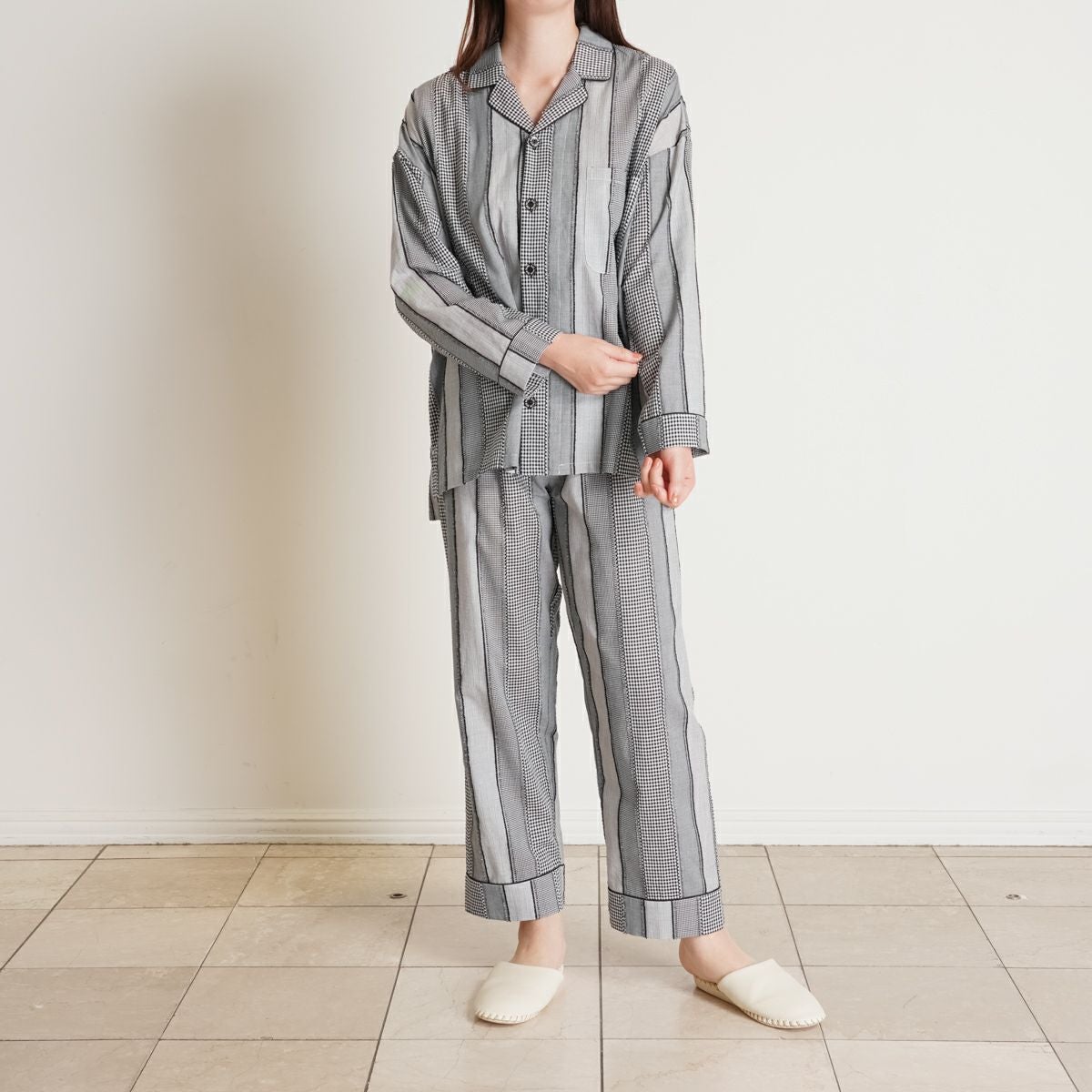 ストライプギンガム[長袖パジャマ] | KID BLUE OFFICIAL ONLINE STORE