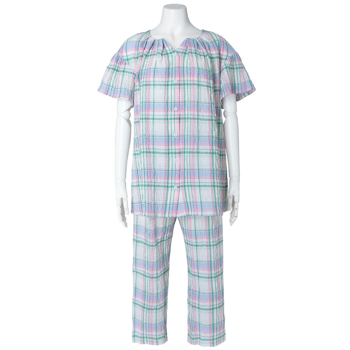 25シャーリングチェック[半袖パジャマ] | KID BLUE OFFICIAL ONLINE STORE