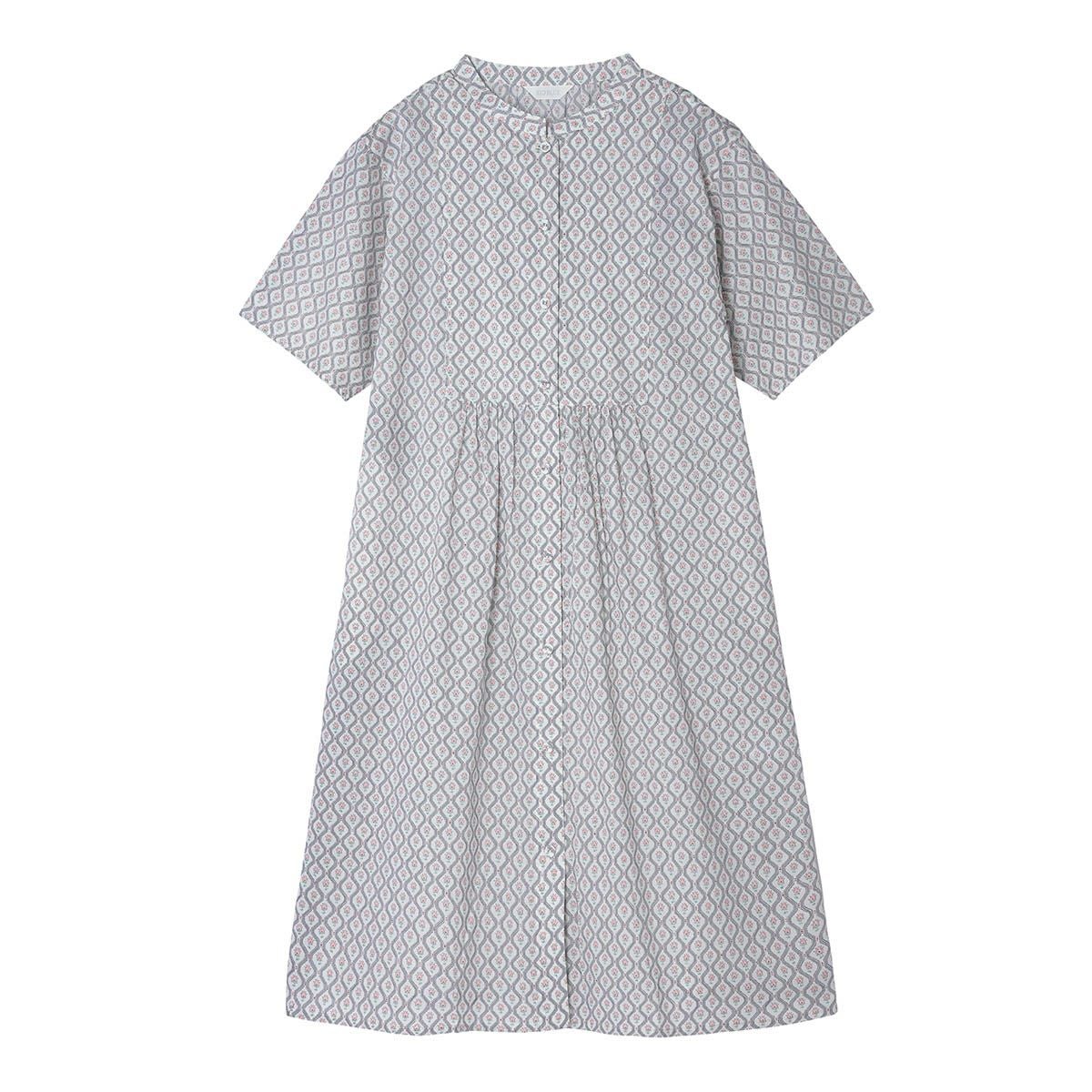 25LIBERTYプリント[5分袖ワンピース] | KID BLUE OFFICIAL ONLINE STORE