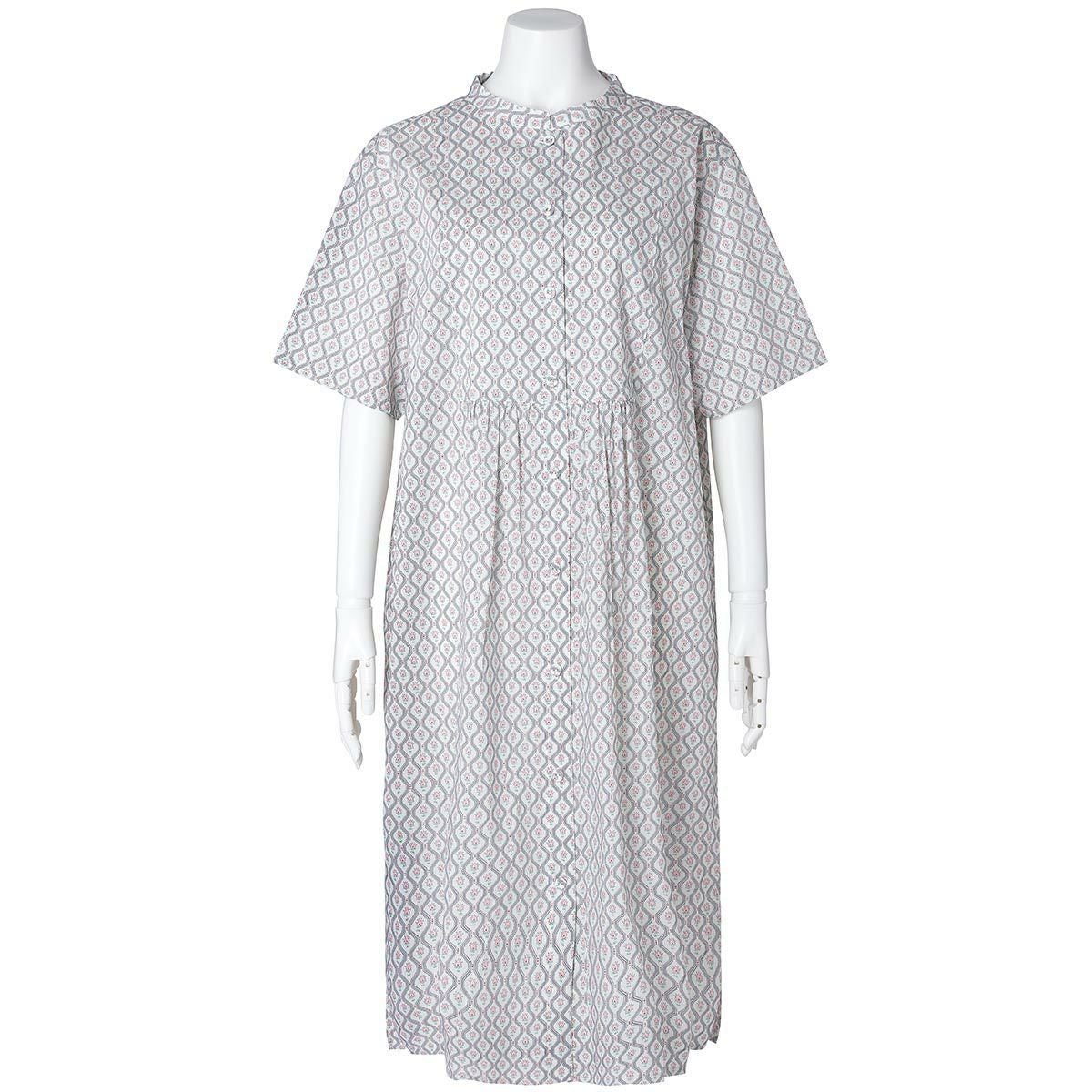 25LIBERTYプリント[5分袖ワンピース] | KID BLUE OFFICIAL ONLINE STORE