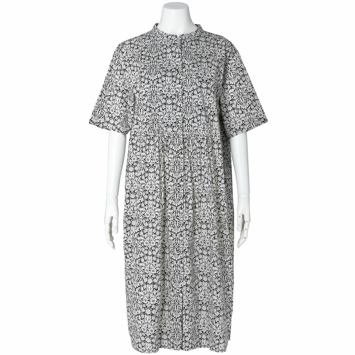 25LIBERTYプリント[5分袖ワンピース] | KID BLUE OFFICIAL ONLINE STORE