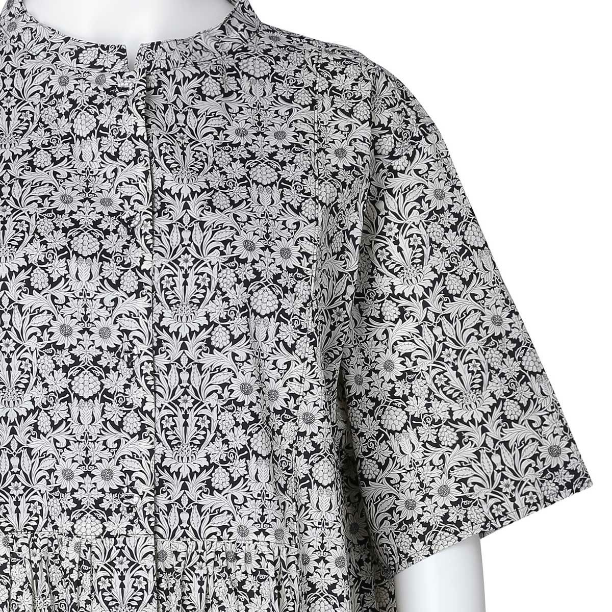 25LIBERTYプリント[5分袖ワンピース] | KID BLUE OFFICIAL ONLINE STORE