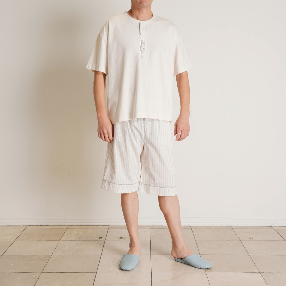 25ピンストライプ[5分袖パジャマ] | KID BLUE OFFICIAL ONLINE STORE