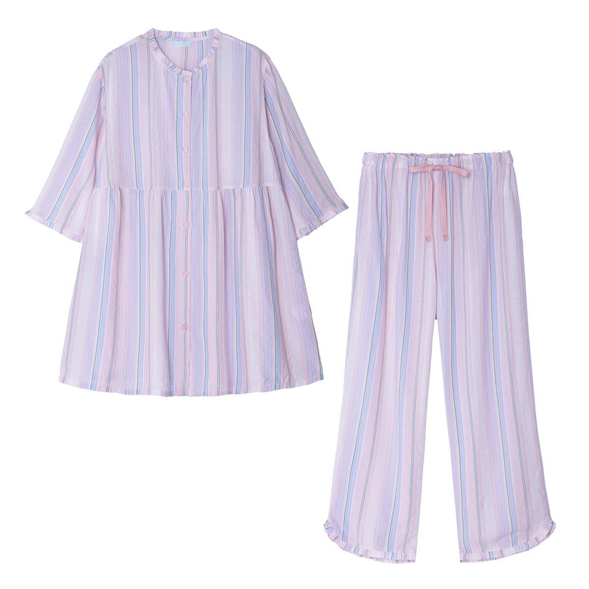 25CRサッカーストライプ[7分袖パジャマ] | KID BLUE OFFICIAL ONLINE STORE