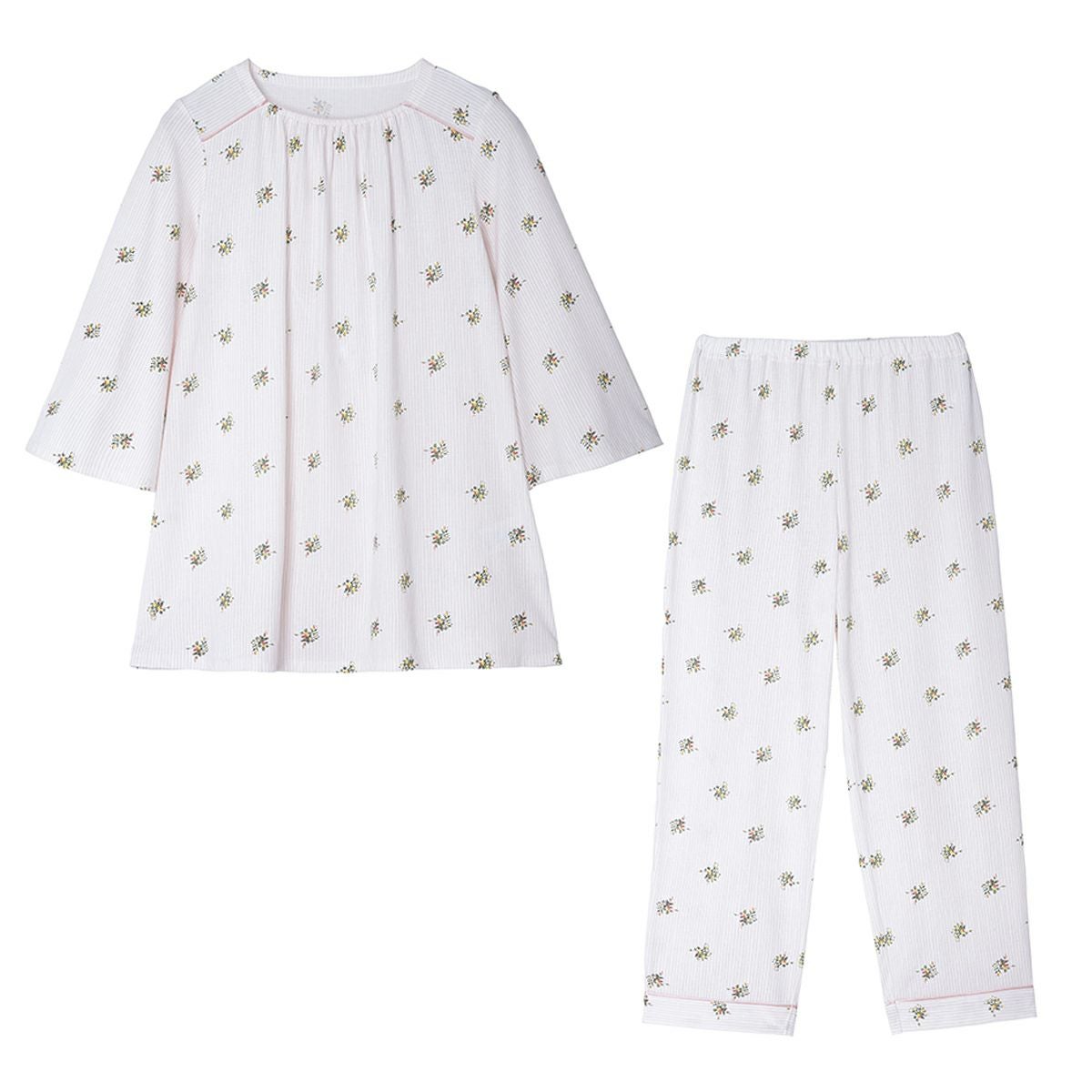 25ストライプブーケPt[8分袖パジャマ] | KID BLUE OFFICIAL ONLINE STORE