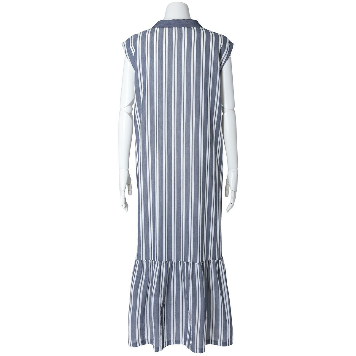 25シャンブレーデニム[フレンチスリーブワンピース] | KID BLUE