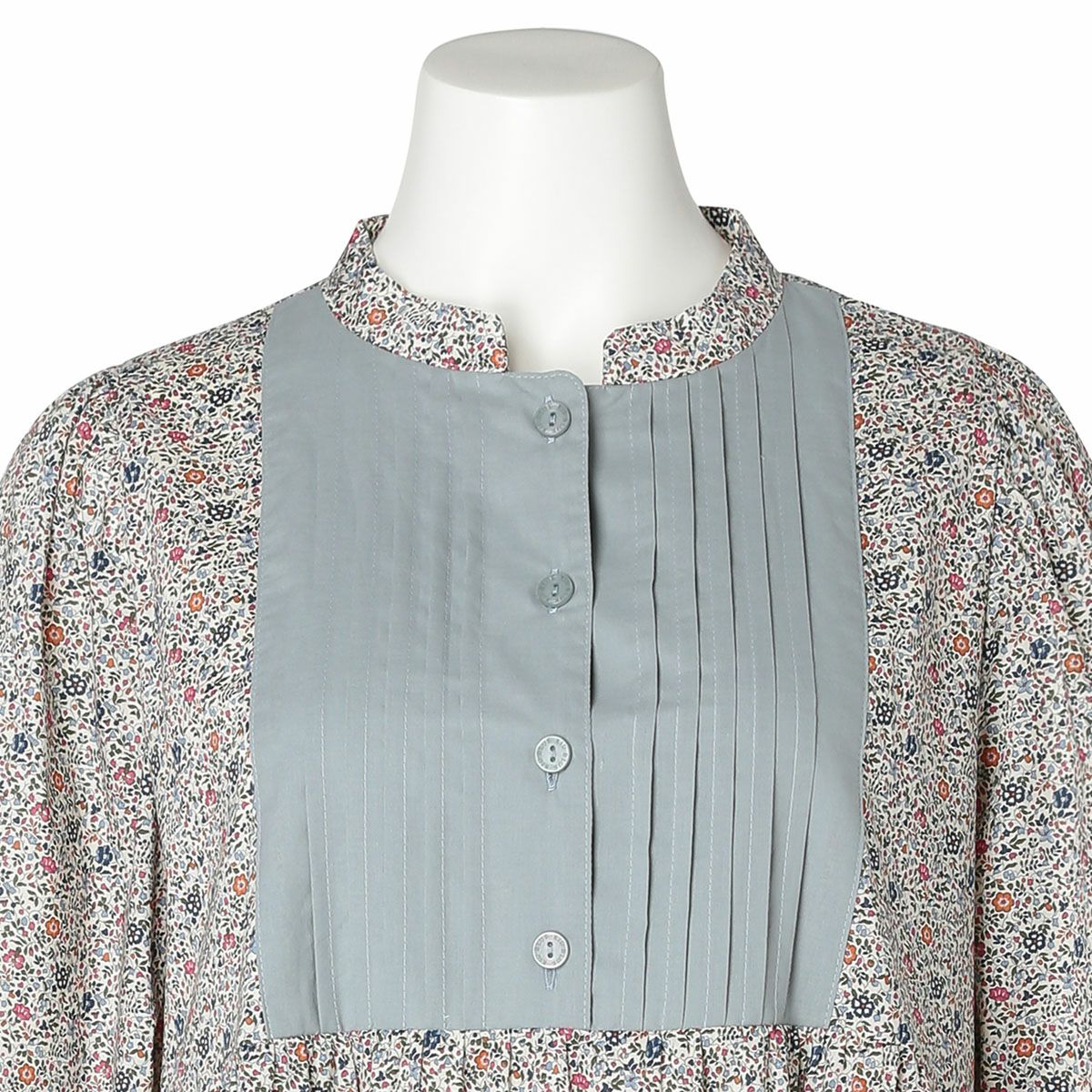 25AW LIBERTYプリント[長袖ワンピース] | KID BLUE OFFICIAL ONLINE STORE