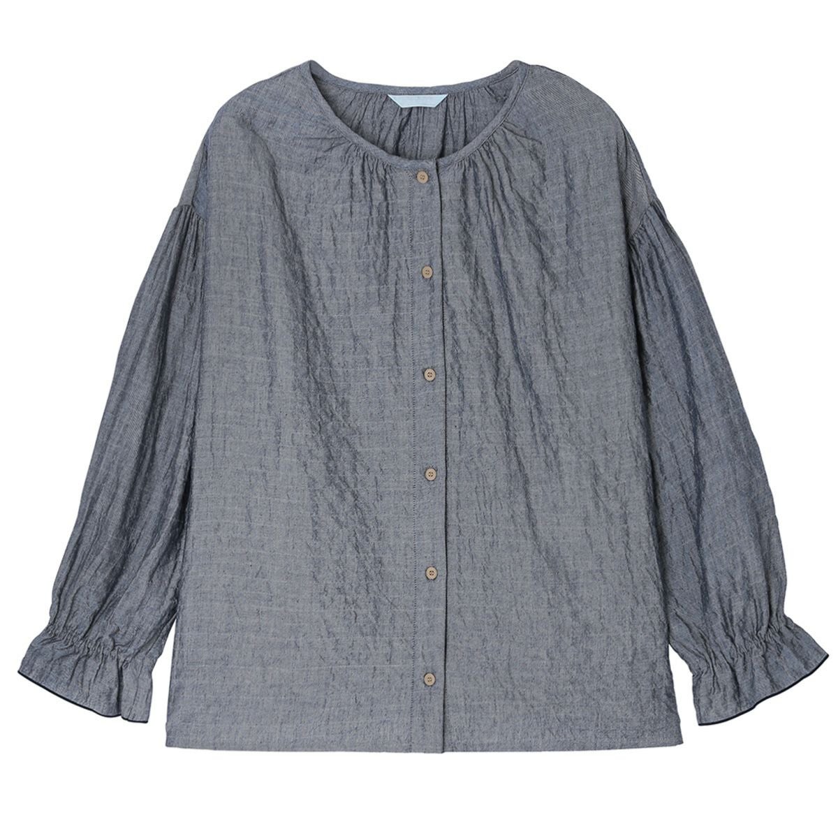 シャーリングシャンブレーツイル[長袖トップス] | KID BLUE OFFICIAL