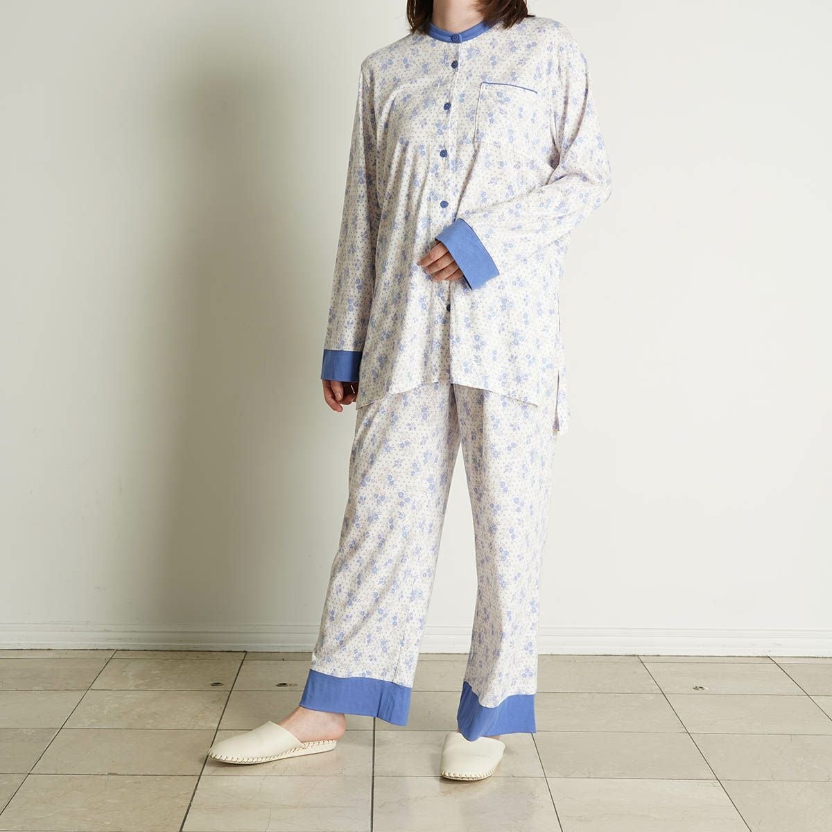 ピンドットフラワーN[長袖パジャマ] | KID BLUE OFFICIAL ONLINE STORE