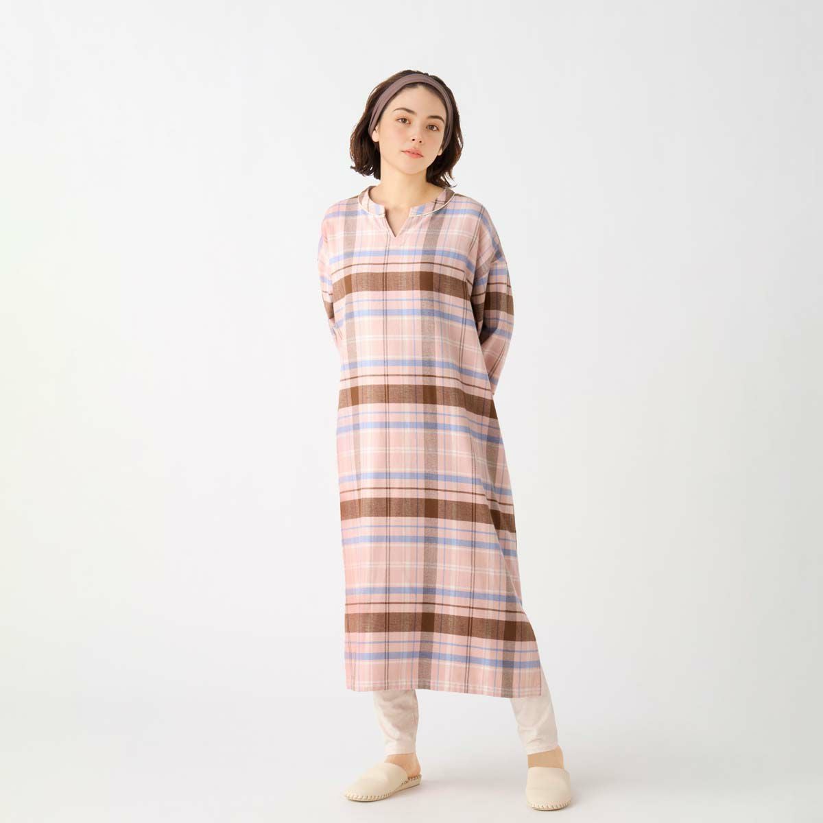 25ネルチェック[長袖ナイティ] | KID BLUE OFFICIAL ONLINE STORE