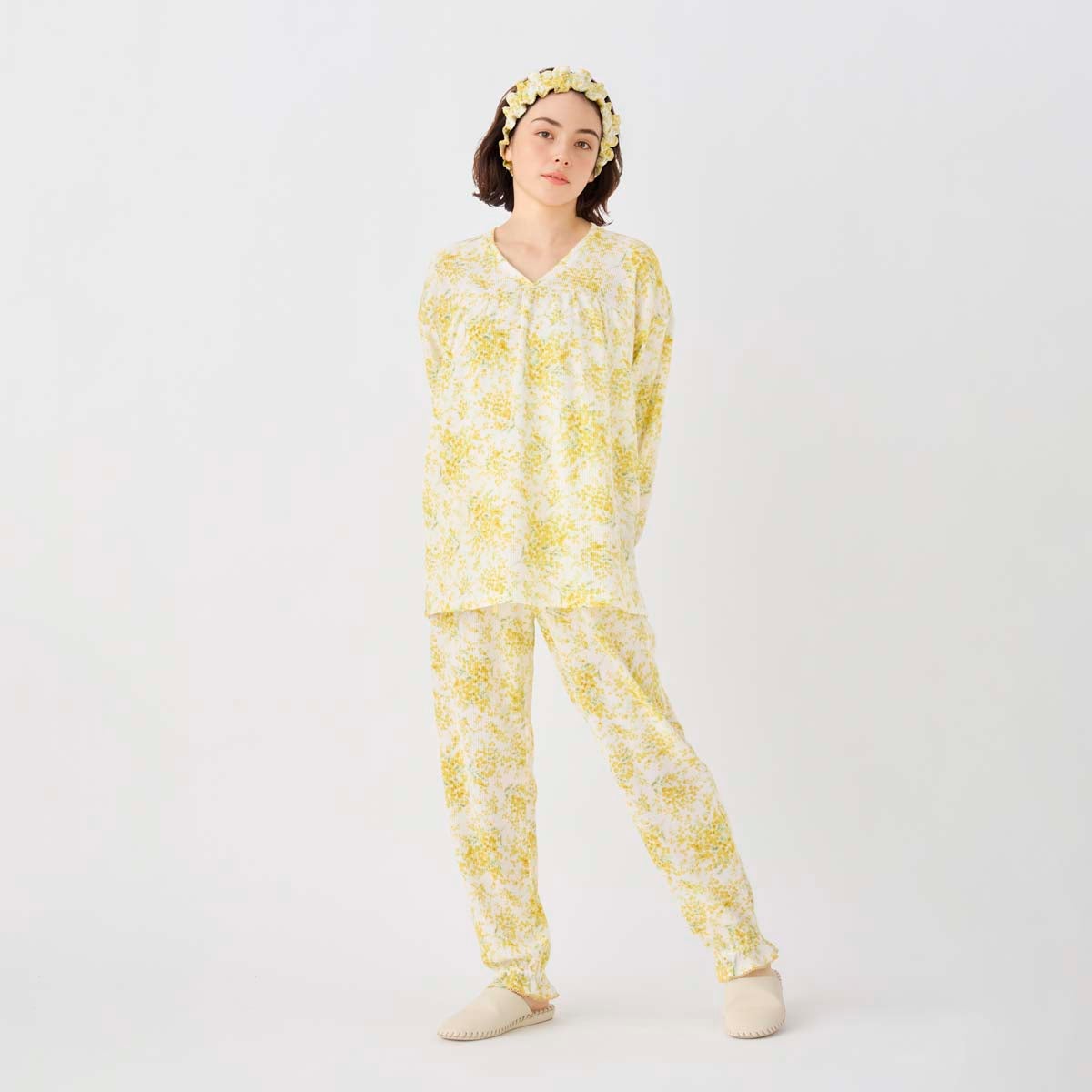 26ワッフルミモザ[フルレングスボトムス] | KID BLUE OFFICIAL ONLINE