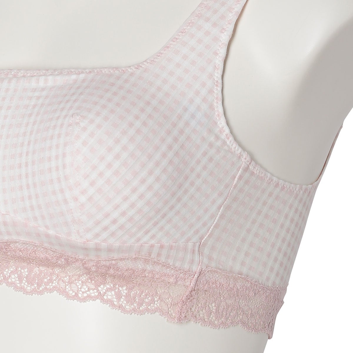 26ギンガムシアーチェック[ソフトブラジャー(ノンワイヤー)] | KID