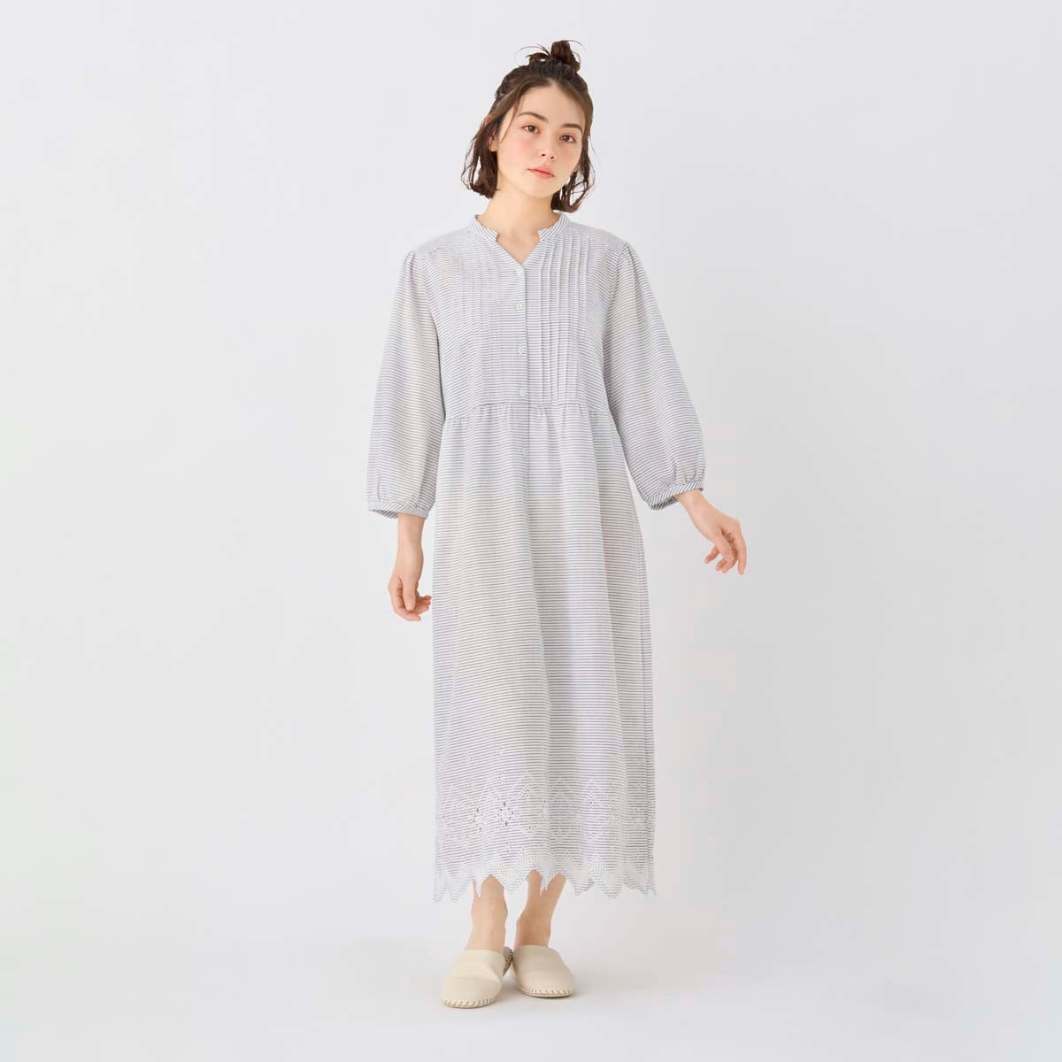 26スラブエンブ[8分袖ワンピース] | KID BLUE OFFICIAL ONLINE STORE