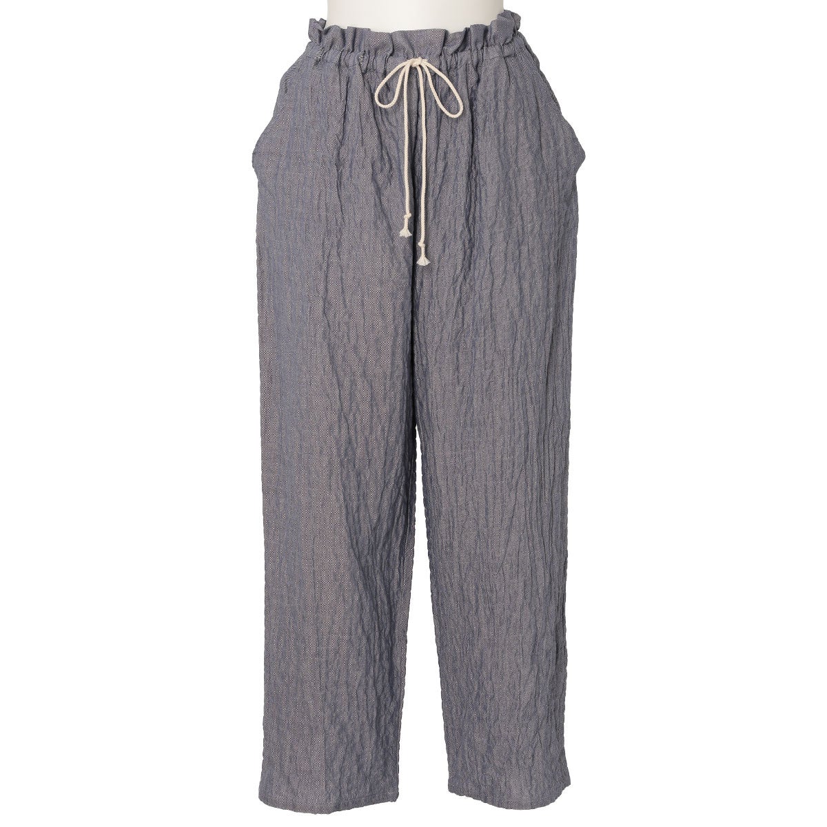 シャムシャム出品 シャーリングシャンブレーツイル[フルレングスボトムス] | KID BLUE