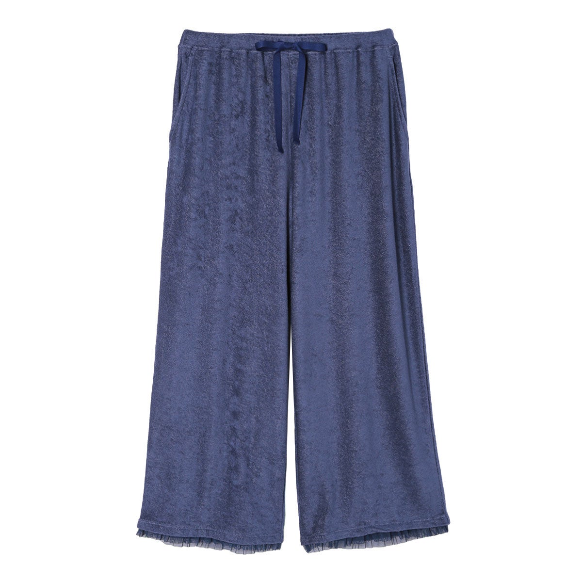 KID BLUE キッドブルー ガーゼパイルドット 七部袖パジャマネイビー上下 26ガーゼパイル無地[8分丈ボトムス] | KID BLUE OFFICIAL ONLINE STORE