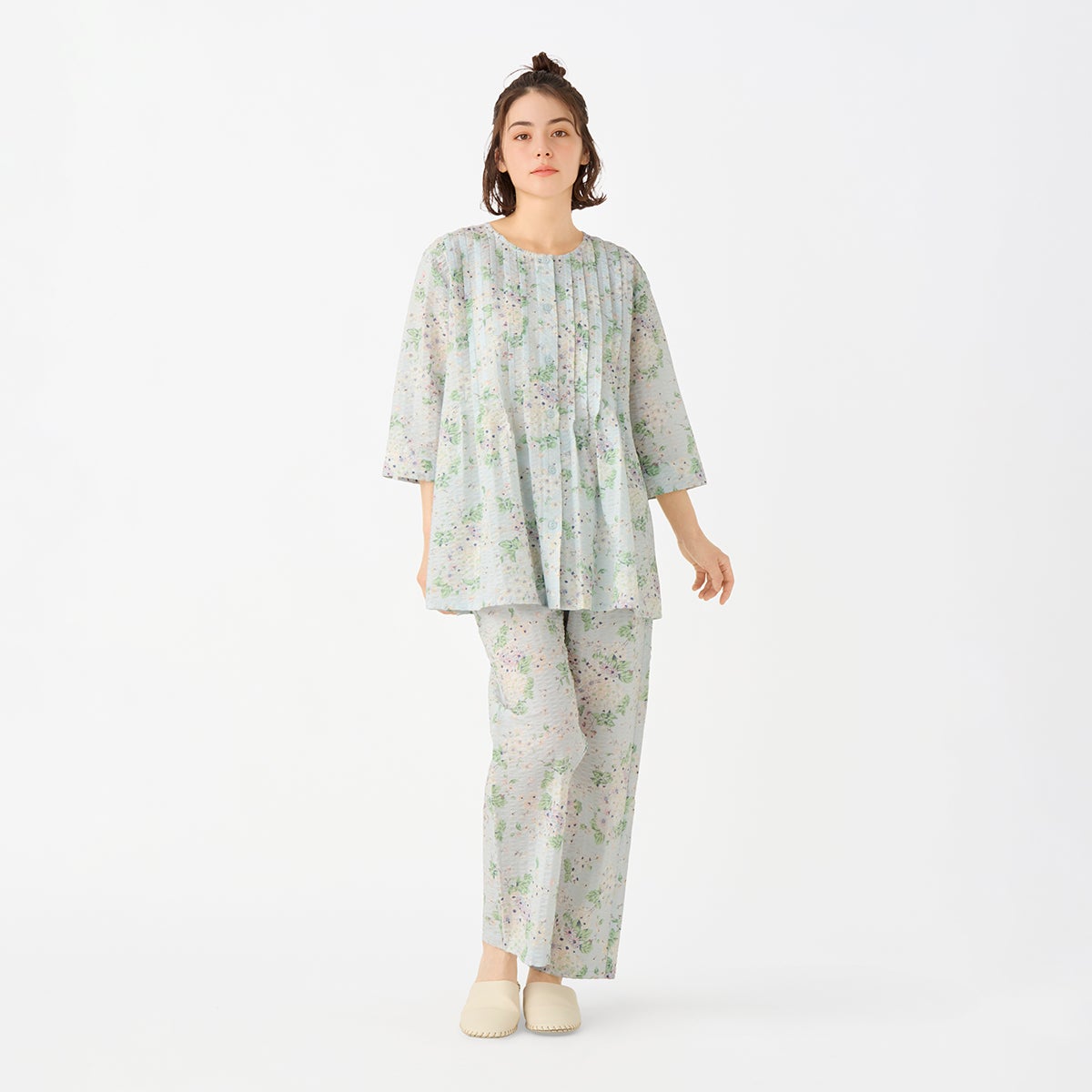 26フローラルガーデンN[7分袖パジャマ] | KID BLUE OFFICIAL ONLINE STORE