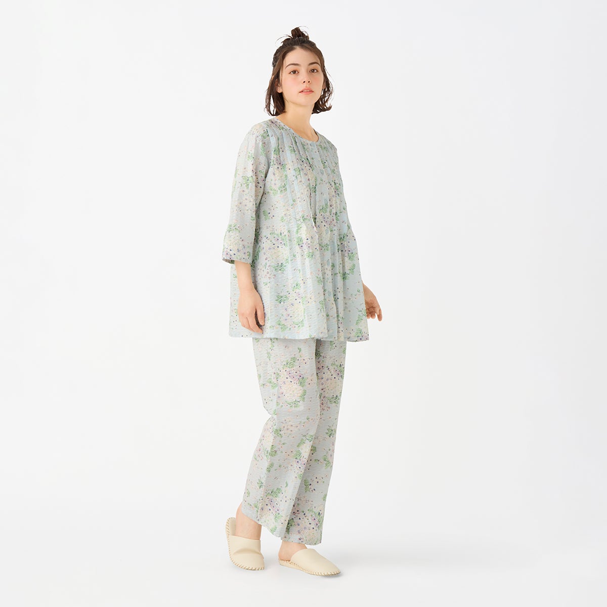 26フローラルガーデンN[7分袖パジャマ] | KID BLUE OFFICIAL ONLINE STORE