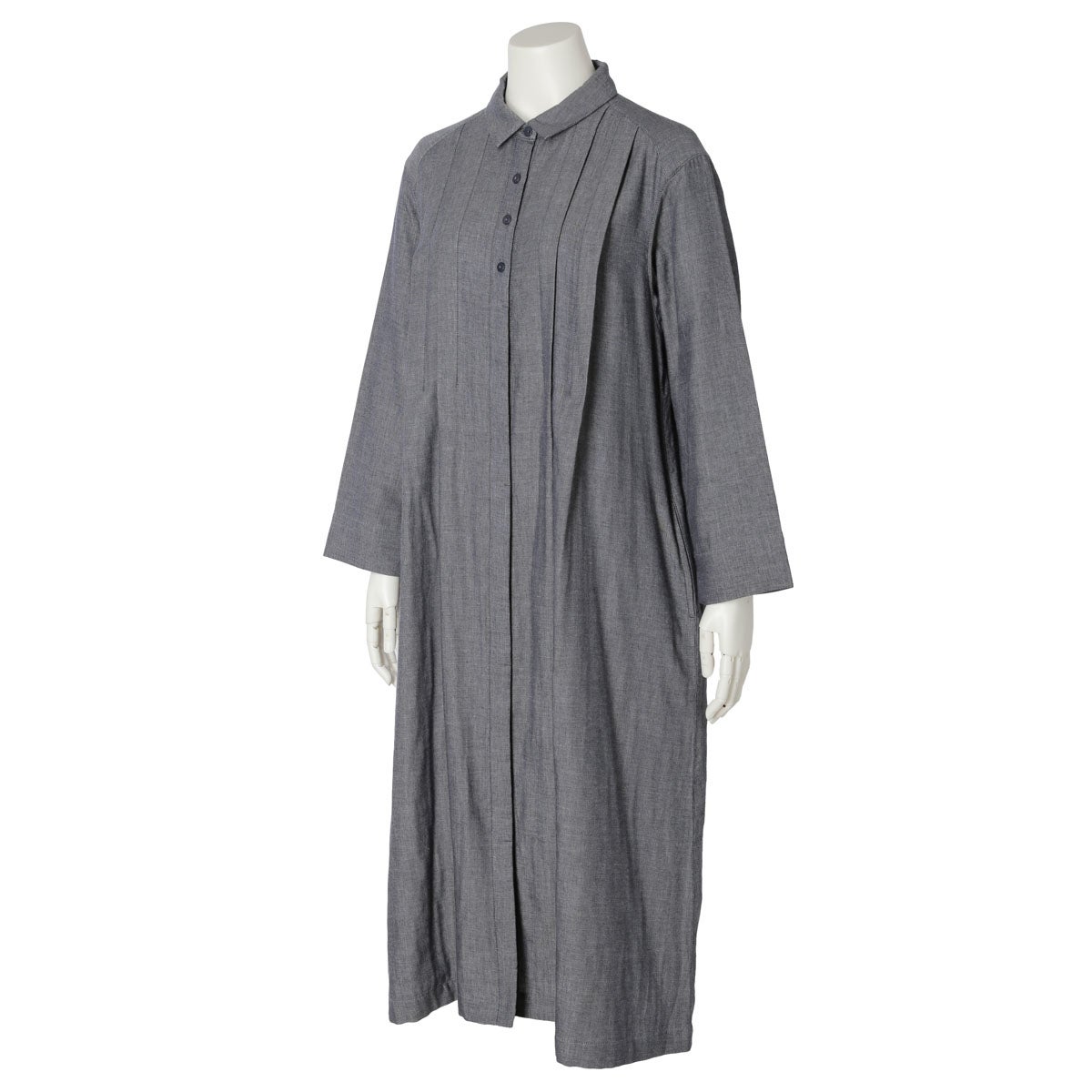 26デニム調Wガーゼ[長袖ワンピース] | KID BLUE OFFICIAL ONLINE STORE