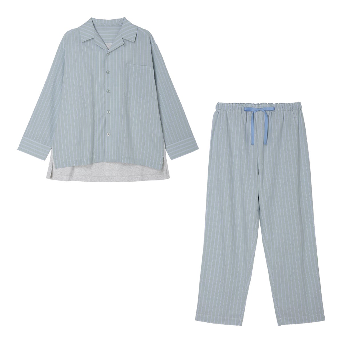 【新品未使用】KID BLUE ストライプ柄ルームウェア上下セット 26ストライプ&天竺[長袖パジャマ] | KID BLUE OFFICIAL ONLINE STORE